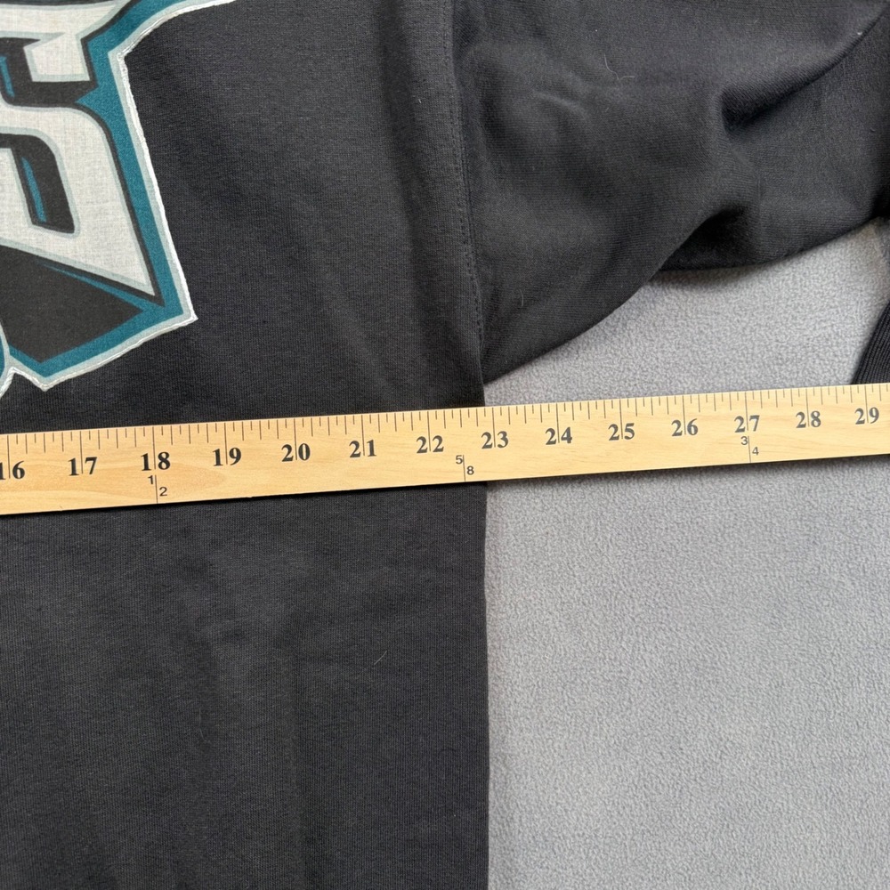 Vintage Hanes Philadelphia Eagles 50/50 Cotton Poly Crewneck Sweatshirt Large - Picture 7 of 10